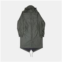 Rains Fishtail Parka / Size XS / Long / Mens / Green / Polyurethane - XS Regular