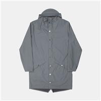 Rains Long Jacket / Size S / Mens / Grey / Polyurethane - S Regular