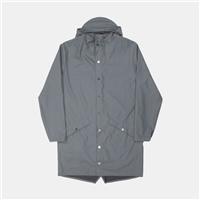 Rains Long Jacket / Size S / Long / Mens / Grey / Polyester - S Regular