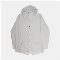 Rains Jacket / Size 2XS / Mid-Length / Mens / White / Polyester