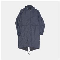 Rains String Parka / Size M / Long / Mens / Blue / Polyester - M Regular