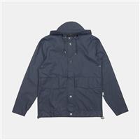 Rains Short Hooded Coat / Size XS / Short / Mens / Blue / Polyester