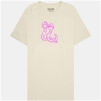 Pleasures Cream Mud Tee Size Large / Size L / Mens / Ivory / Cotton / RRP &pound;45.00