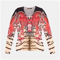 Roberto Cavalli Blouse / Size M / Womens / Multicoloured / Cashmere