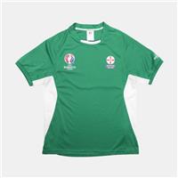 UEFA Football Top / Size S / Mens / Green / Polyester - S Regular