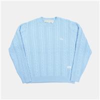 Abc. Cable Knit Jumper / Size M / Mens / Blue / Cotton - M Regular