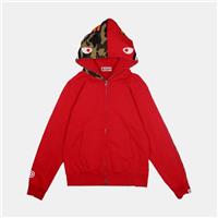 A Bathing Ape Full Zip Hoodie / Size M / Mens / Red / Cotton - M Regular