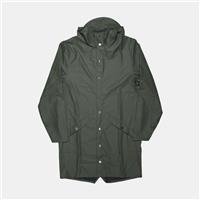 Rains Long Jacket / Size S / Long / Mens / Green / Polyurethane - S Regular