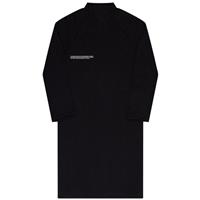 PANGAIA Black Recycled Cotton High Neck Dress Halter Neck Size L / Size L /...