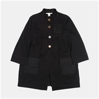 Diane von Furstenberg Jacket / Size 12 / Short / Womens / Black / Cotton - 12 Regular