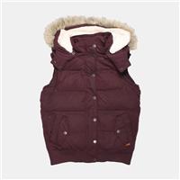 Fatface Gilet Puffer Jacket / Size 10 / Womens / Brown / Polyester