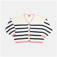 Studio Cardigan / Size 20 / Womens / Ivory / Acrylic - 20 Plus