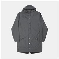 Rains Jacket / Size L / Mid-Length / Mens / Grey / Polyurethane - L Regular