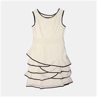 Coast Dresses / Size 8 / Knee Length / Womens / Ivory / Polyester - 8 Regular