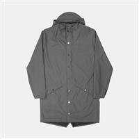 Rains Long Jacket / Size M / Mid-Length / Mens / Grey / Polyester