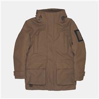 Rains Glacial Parka / Size S / Mid-Length / Mens / Brown / Polyester