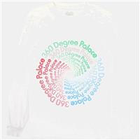 Palace White 360 Degrees L/S Tee Size S / Size S / Mens / White / RRP &pound;49.00