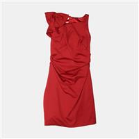 Monsoon Dresses / Size 8 / Knee Length / Womens / Red / Polyester - 8 Regular