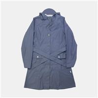Rains Curve Jacket / Size M / Mid-Length / Mens / Blue / Polyurethane - M Regular
