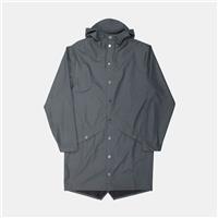 Rains Long Jacket / Size XS / Long / Mens / Grey / Polyester