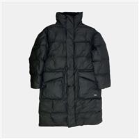 Rains Block Puffer Coat / Size S / Long / Mens / Black / Polyurethane