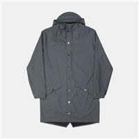 Rains Long Jacket / Size M / Long / Mens / Grey / Polyurethane - M Regular