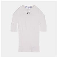 Off-White Bodycon Active Dress / Size S / Short / Womens / White / Polyamide