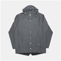 Rains Jacket / Size M / Mid-Length / Mens / Grey / Polyurethane - M Regular