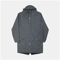 Rains Long Jacket / Size S / Mens / Grey / Polyester