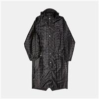 Rains Longer Jacket / Size L / Long / Mens / Black / Polyester