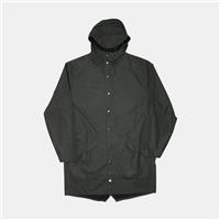 Rains Long Jacket / Size M / Mens / Green / Polyester