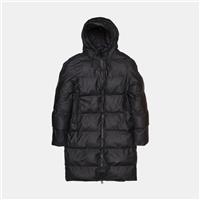 Rains Long Puffer Jacket / Size XS / Womens / Black / Nylon