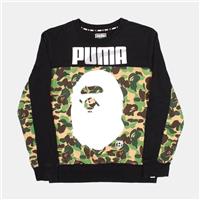 Puma 'Bathing Ape' Sweatshirt / Size L / Mens / Black / Cotton