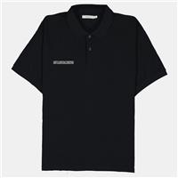 PANGAIA Black Organic Cotton Pique Polo Size Small / Size S / Mens / Black ...