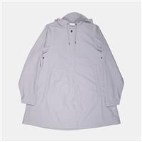 Rains A-line Jacket / Size M / Mid-Length / Womens / Purple / Polyurethane