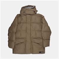 Rains Puffer Jacket / Size L / Short / Mens / Brown / Polyester - L Regular