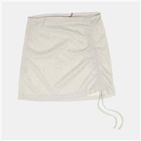 PRETTYLITTLETHING Skirt / Size 10 / Short / Womens / Silver / Polyester - 10 Regular