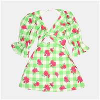 ASOS DESIGN Dress / Size 12 / Midi / Womens / Multicoloured / Polyester