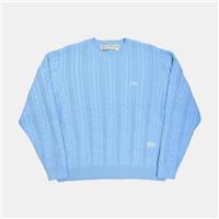 Abc. Cable Knit Jumper / Size 2XL / Mens / Blue / Cotton - 2XL Regular