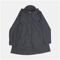 Rains A-Line W Jacket / Size XS / Mid-Length / Mens / Black / Polyurethane