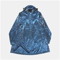 Rains A-Line W Jacket / Size L / Long / Womens / Blue / Polyester