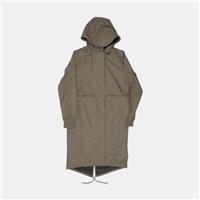 Rains String W Parka / Size XS / Long / Mens / Beige / Polyester - XS Regular