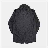 Rains Long Jacket / Size S / Mid-Length / Mens / Black / Polyester - S Regular