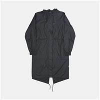 Rains String W Parka / Size S / Long / Mens / Black / Polyurethane