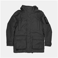Rains Glacial Parka / Size S / Mid-Length / Mens / Black / Polyester