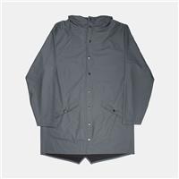 Rains Jacket / Size L / Short / Mens / Grey / Polyurethane - L Regular