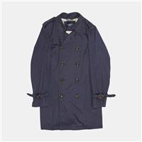 Hacket London Coat / Size L / Mid-Length / Mens / Blue / Cotton - L Regular