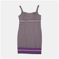 Boden Dress / Size 14 / Knee Length / Womens / Purple / Cotton - 14 Regular