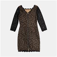 diane von furstenberg Dress / Size 6 / Knee Length / Womens / Black / Nylon - 6 Regular