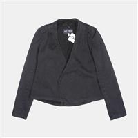 Armani Jeans Jacket / Size 10 / Cropped / Womens / Black / Cotton - 10 Regular